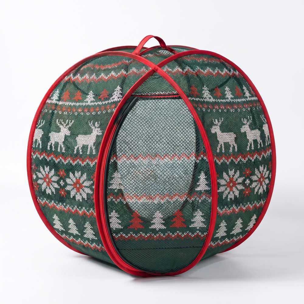 Ugly Sweater Christmas cat ball