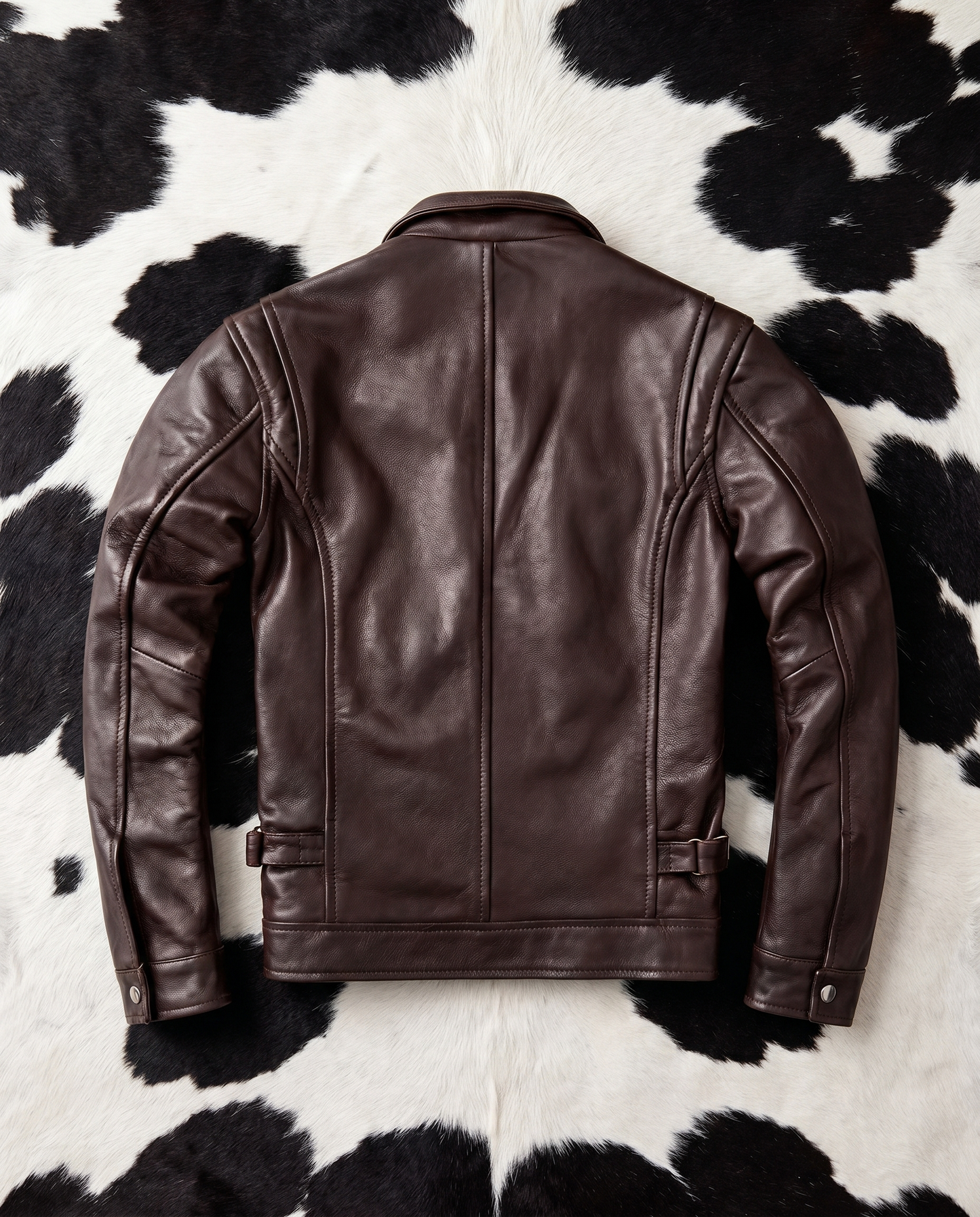 Brown Cow Leather Jacket